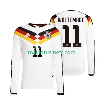 Maillot de Foot Allemagne Woltemade 11 World Cup Domicile 2026 Manches Longues
